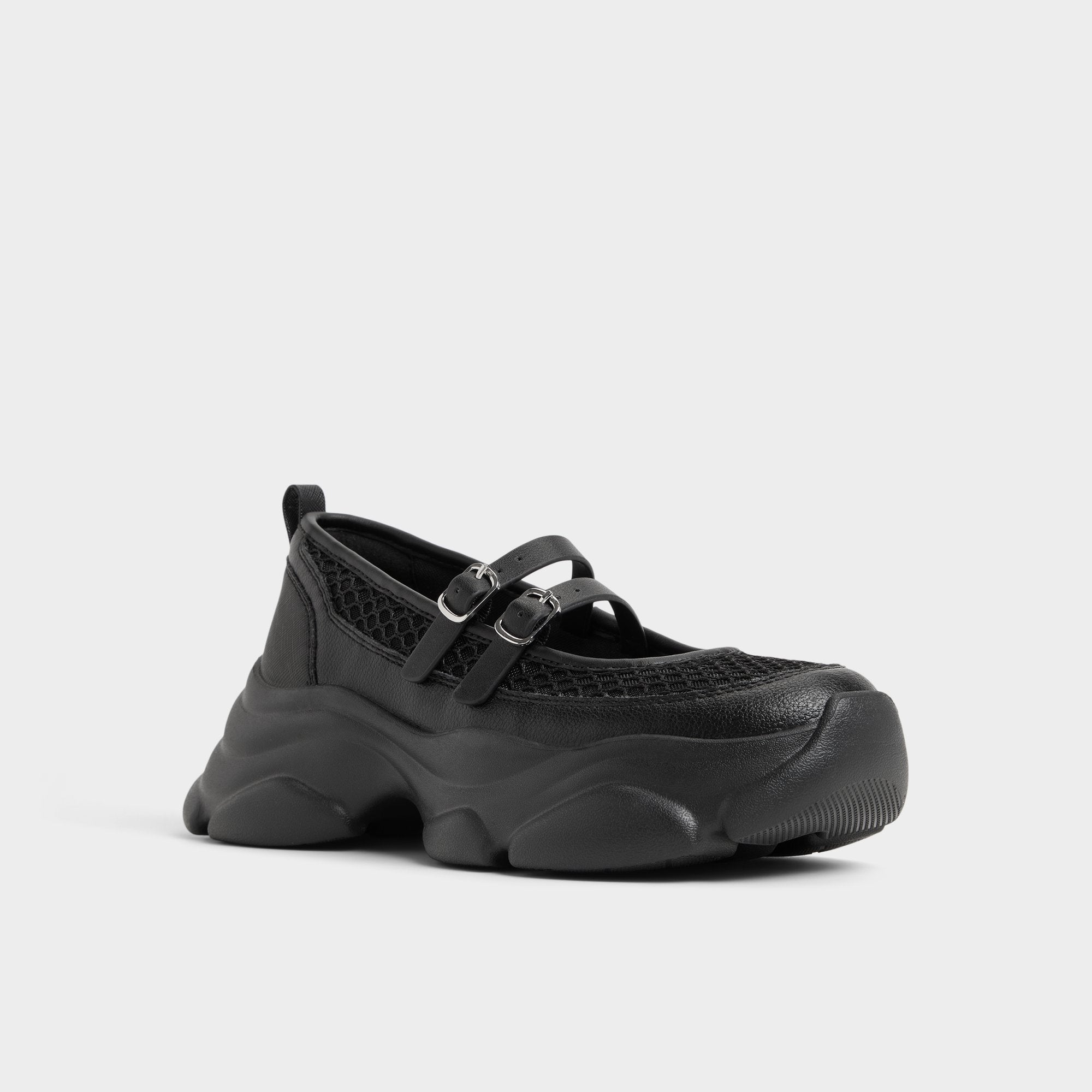 Aldo Aethera mary-jane cuir mesh boucles