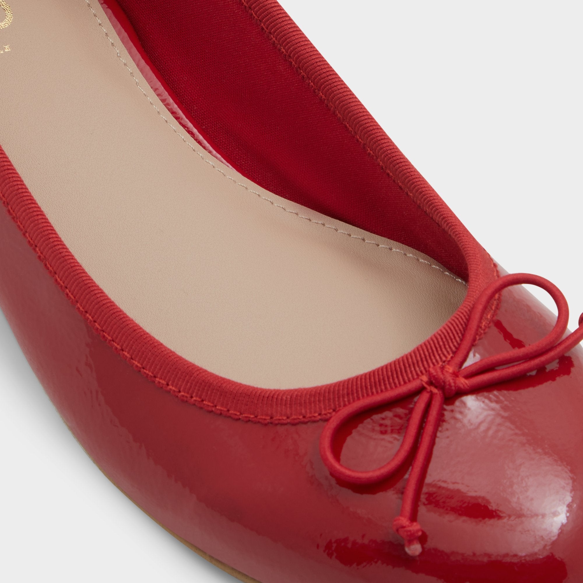 Aldo Aliette Escarpins Vernis Rouges Petit Talon Bloc