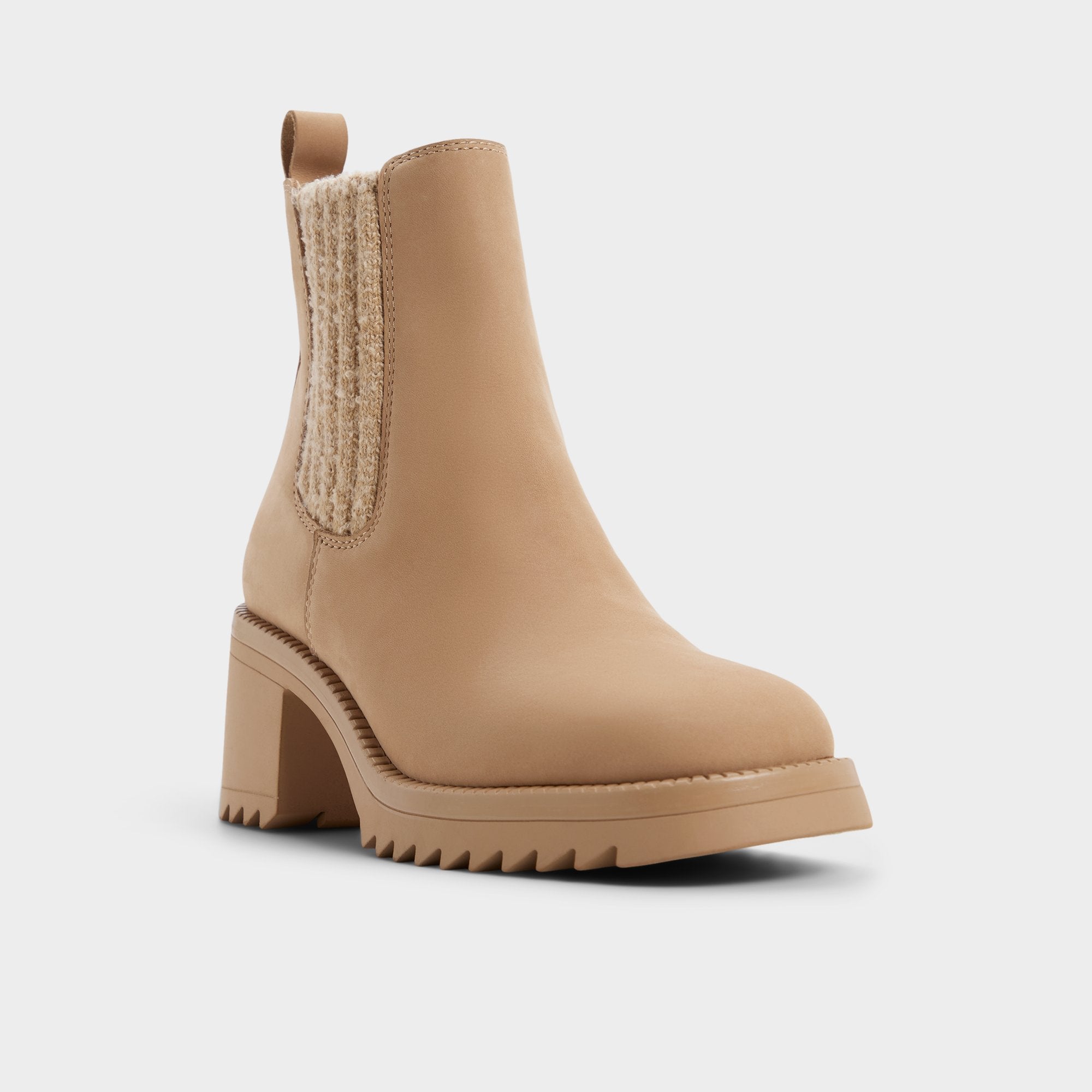 Aldo Anneliese boots chelsea cuir talon bloc