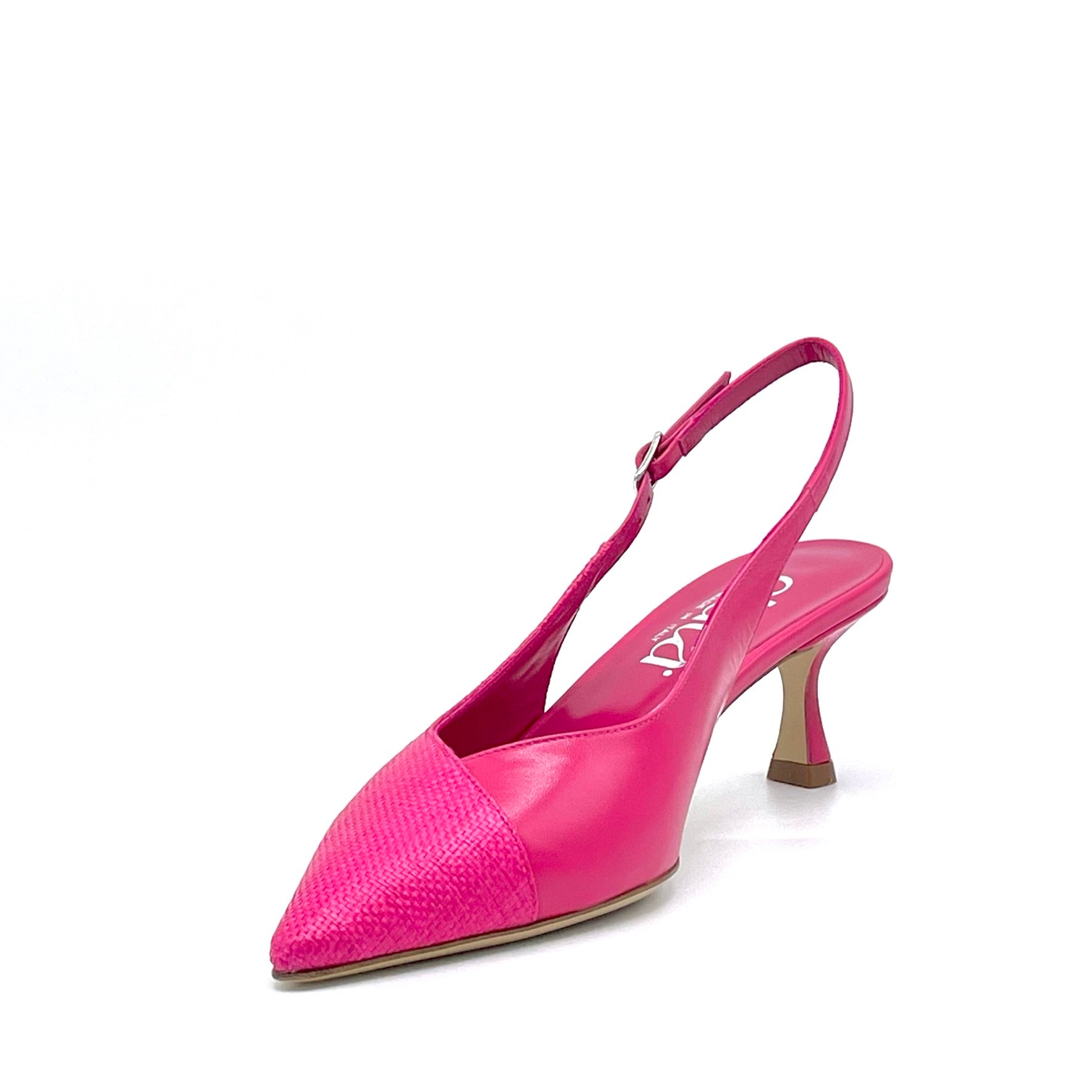 Elata 15114-1 slingbacks raphia fuchsia talon 5,5 cm