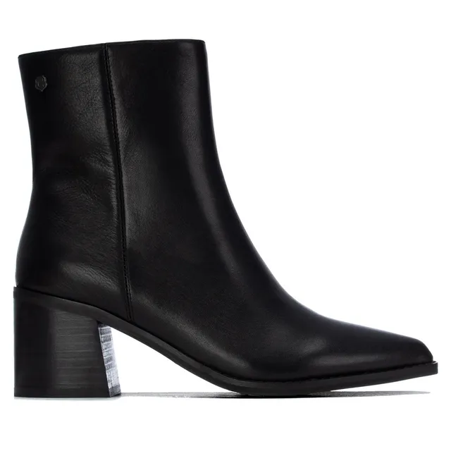 Carmela 16413301 bottines cuir noir talon ville