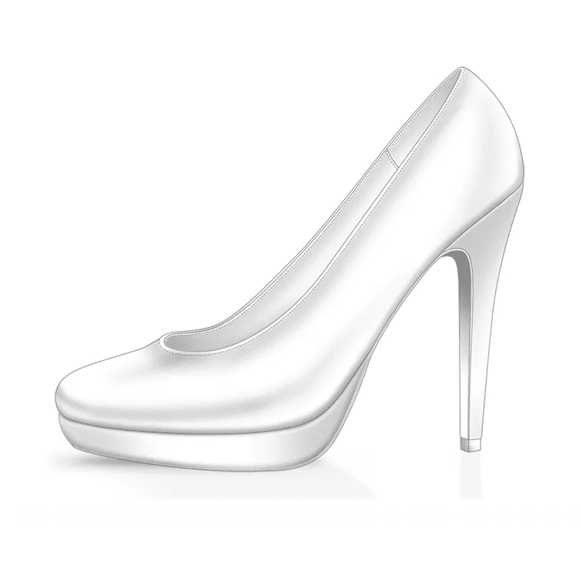 Dessine Moi Un Soulier escarpin plateforme 12 cm personnalisé