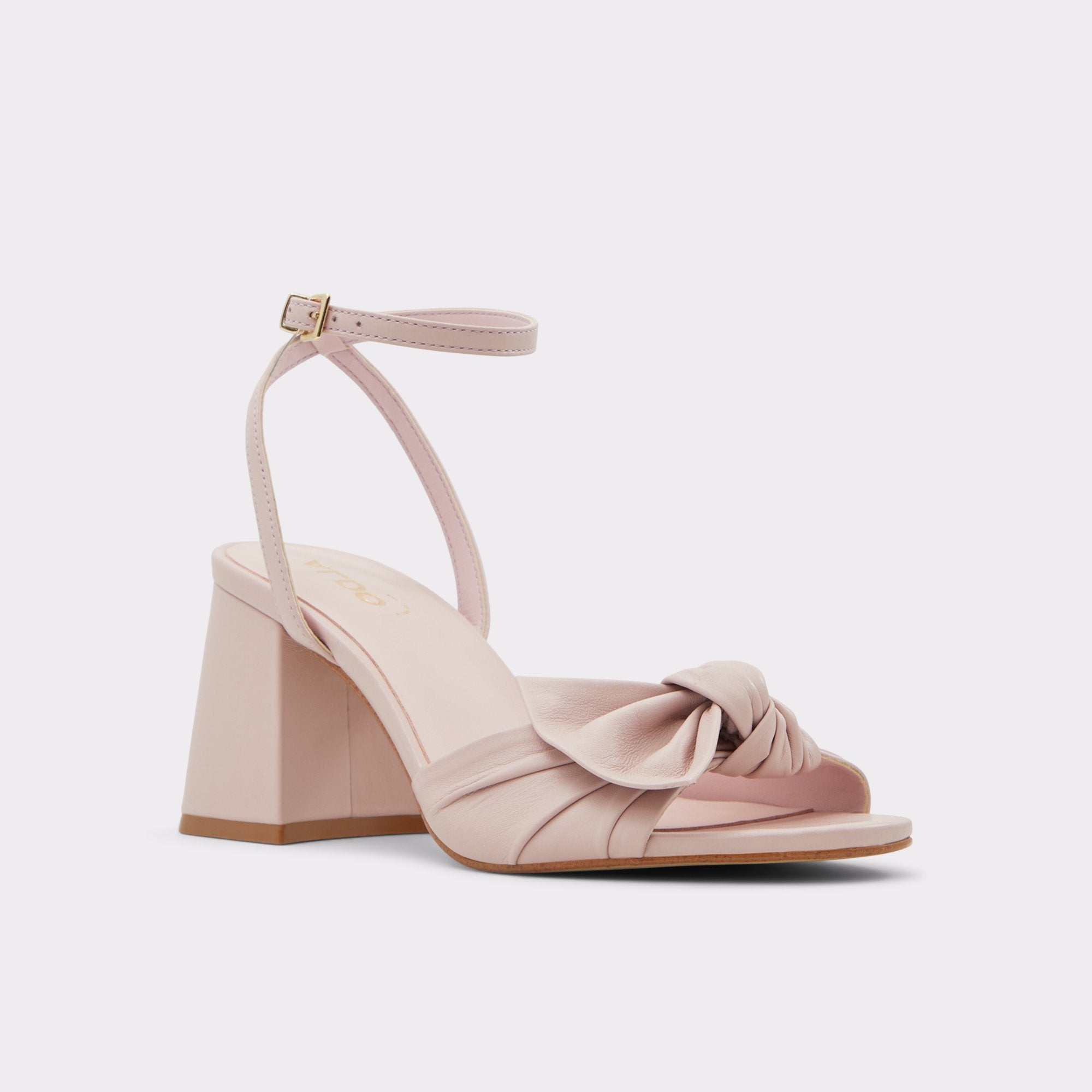 ALDO Angelbow sandales bloc rose noeud