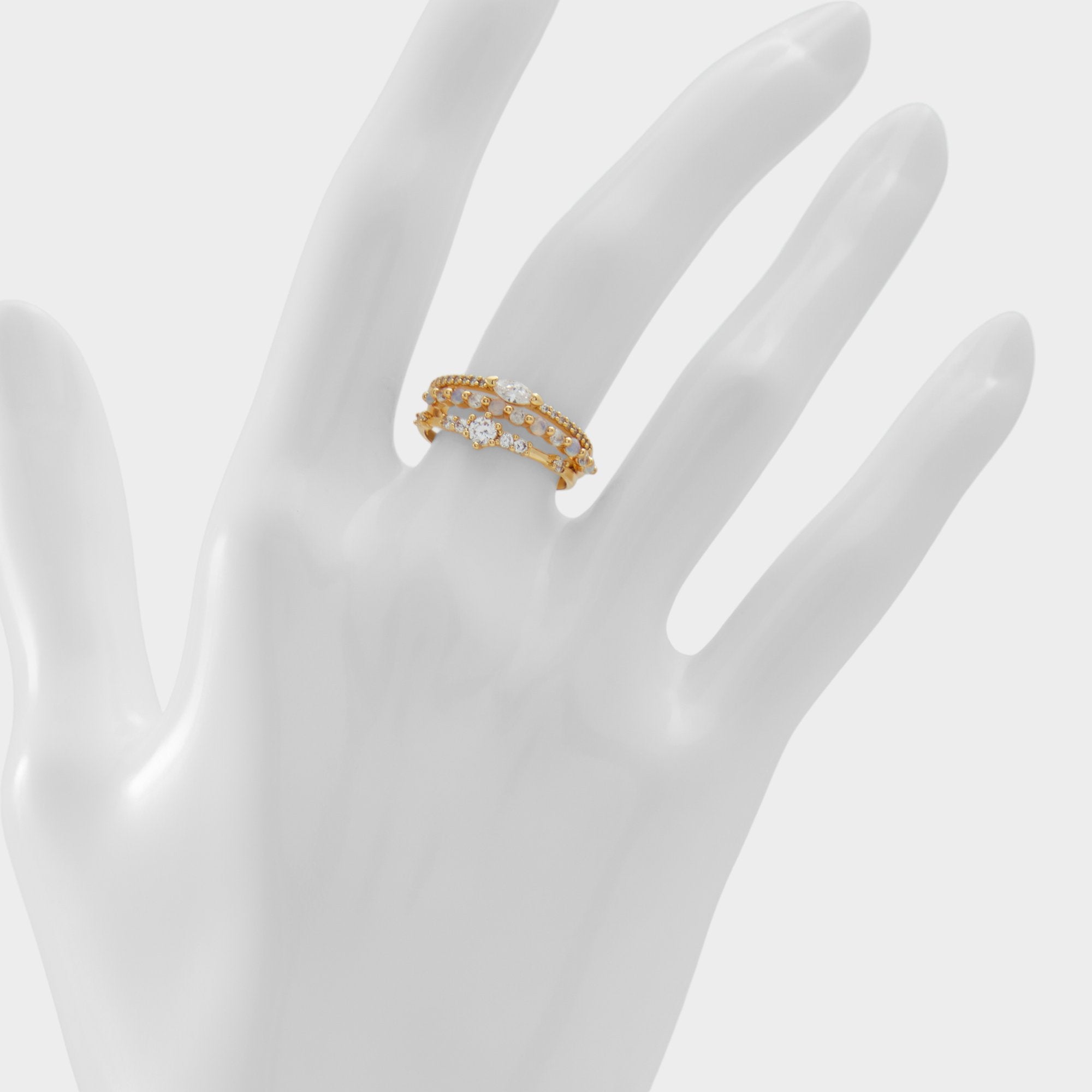 Aldo Marvellous bague femme empilable dorée