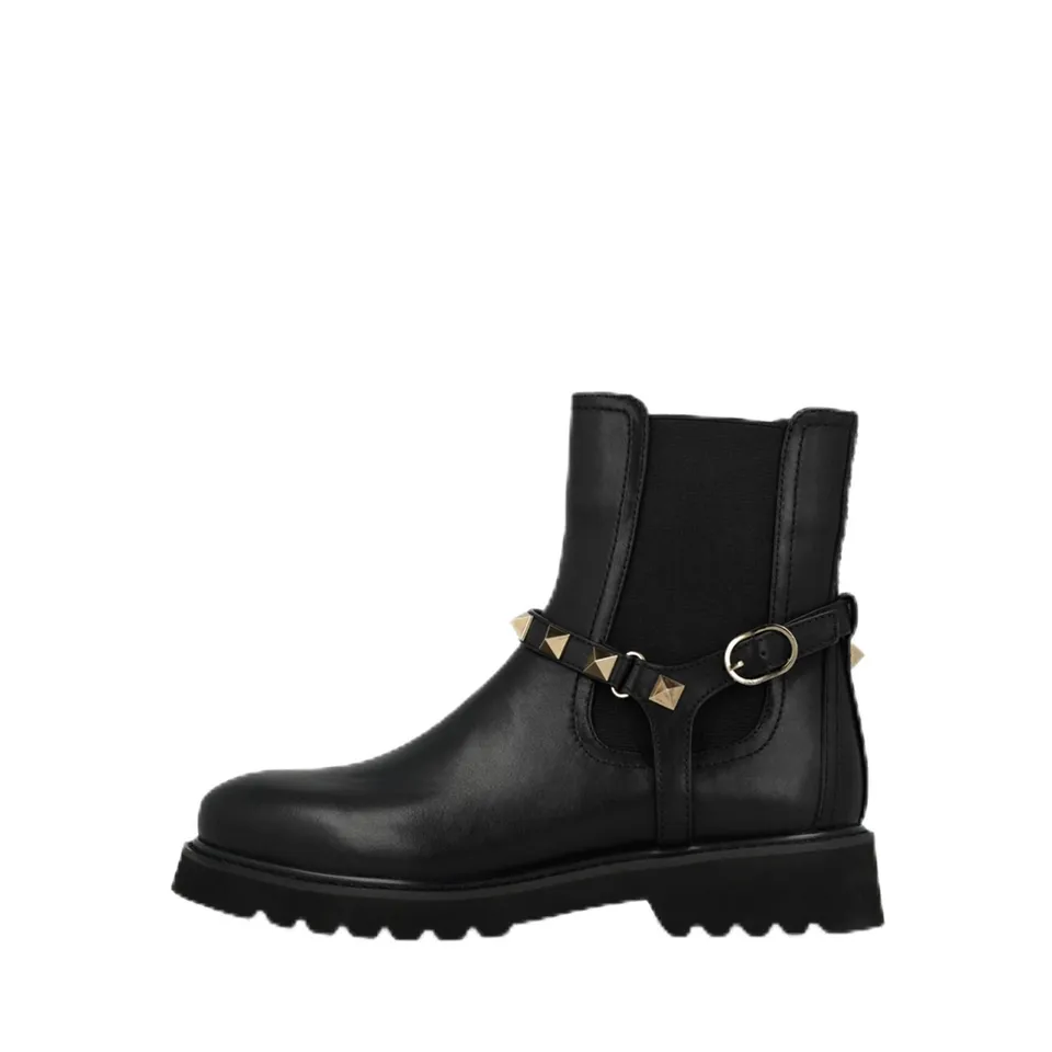 LODI A-SOL5700 bottines cuir noires à talon