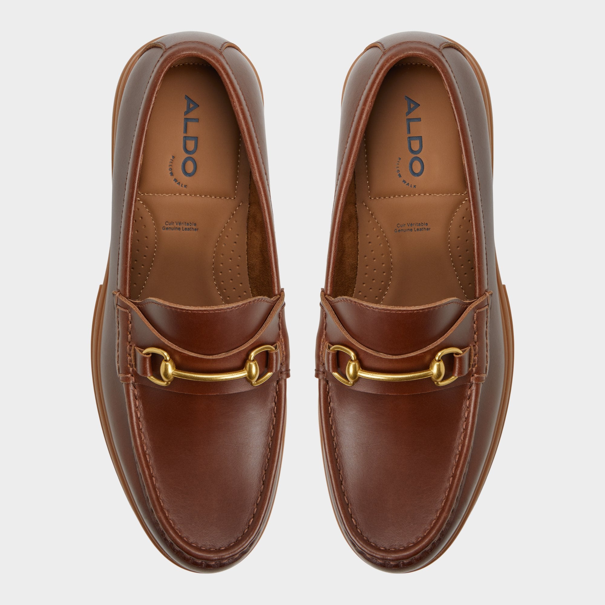 ALDO Guerro mocassins cuir marron mors