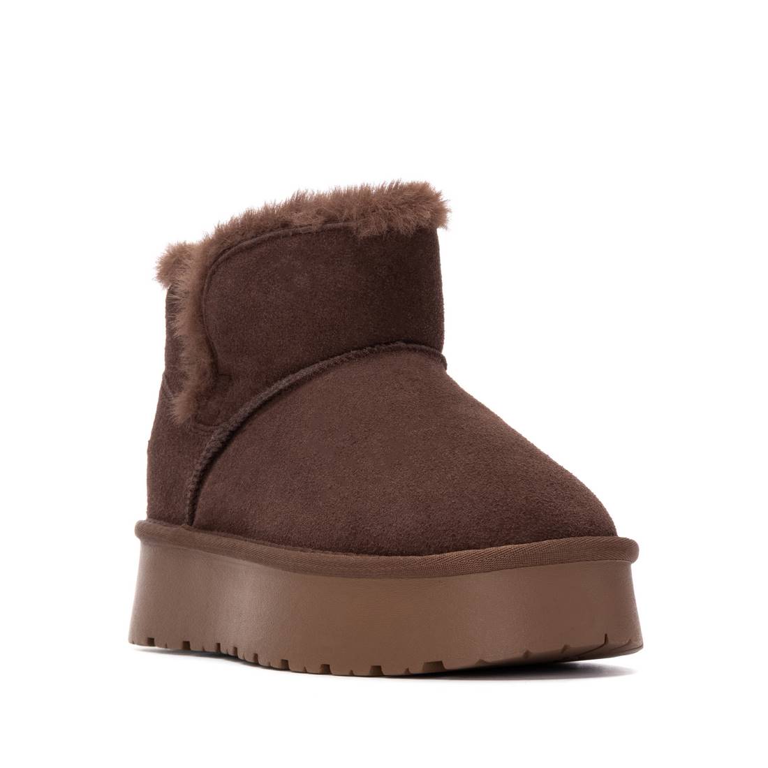 Carmela 16263303 boots femme cuir fourrée marron