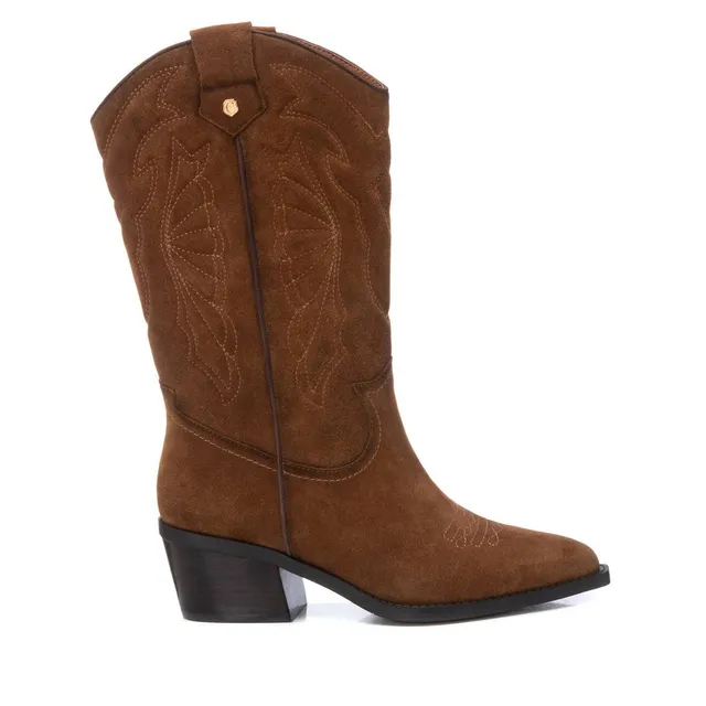 Carmela 16188201 bottes femme marron cowboy cuir 6 cm