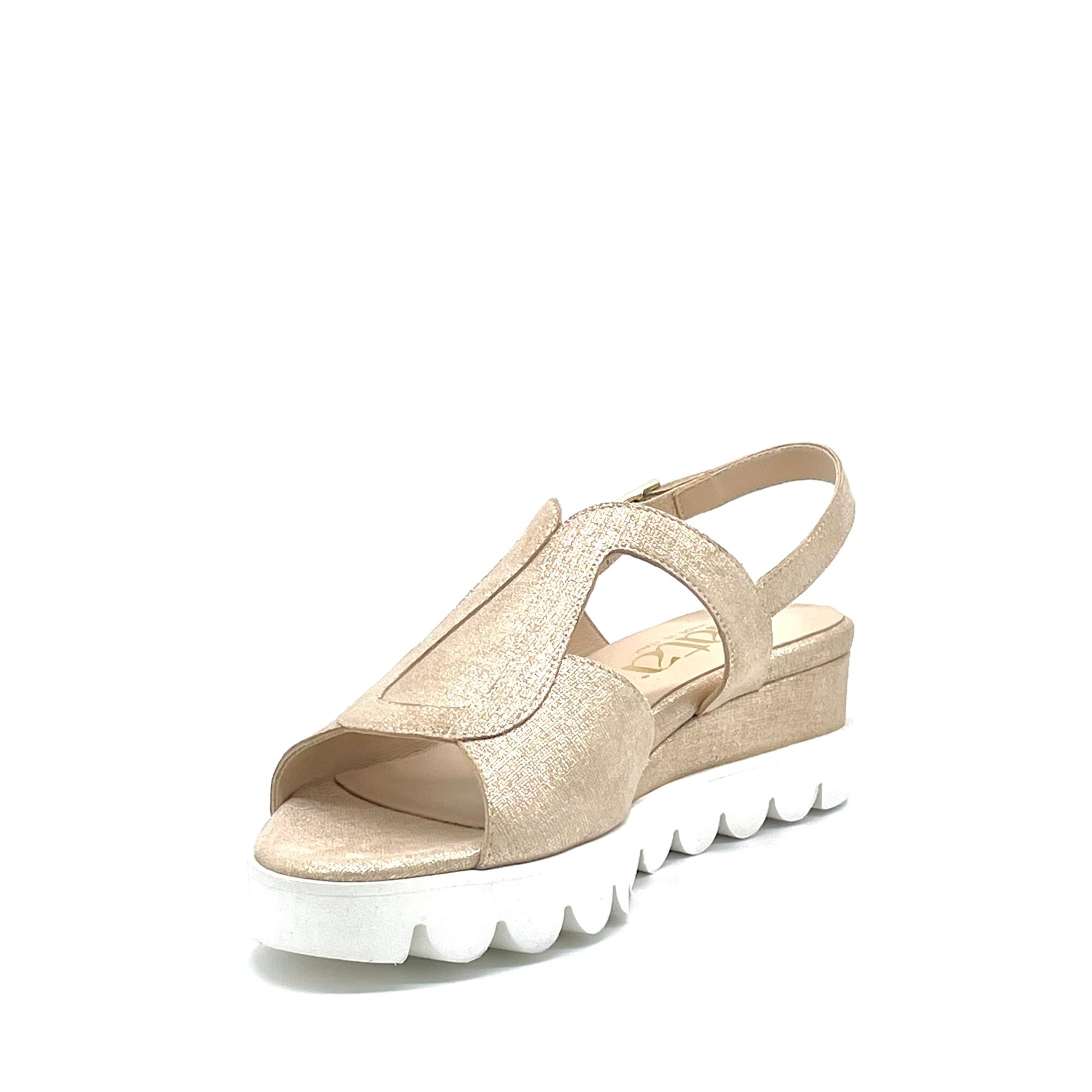 ELATA 26203-1 sandale compensée champagne 5 cm
