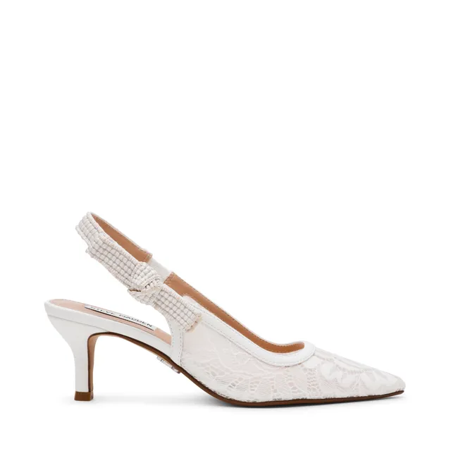 Steve Madden Ensemble escarpin dentelle blanche 5,5 cm