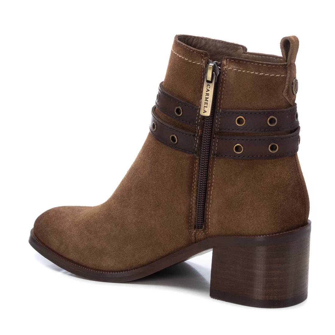 Carmela 16173402 bottine serraje marron talon moyen