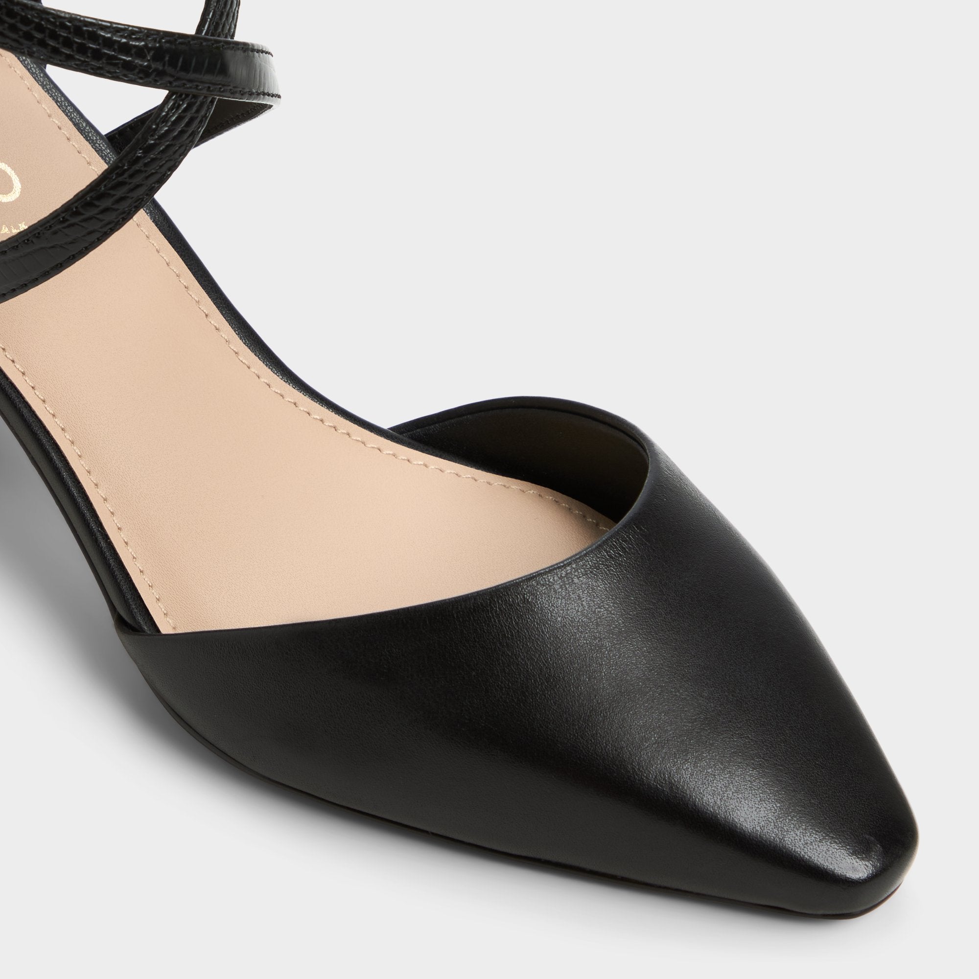 ALDO Grarwen sandales talon bloc noires métal