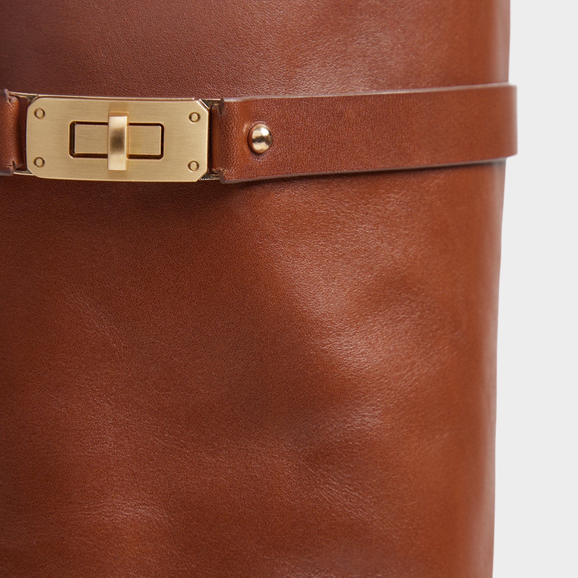 ALDO Levie bottes cavalières marron