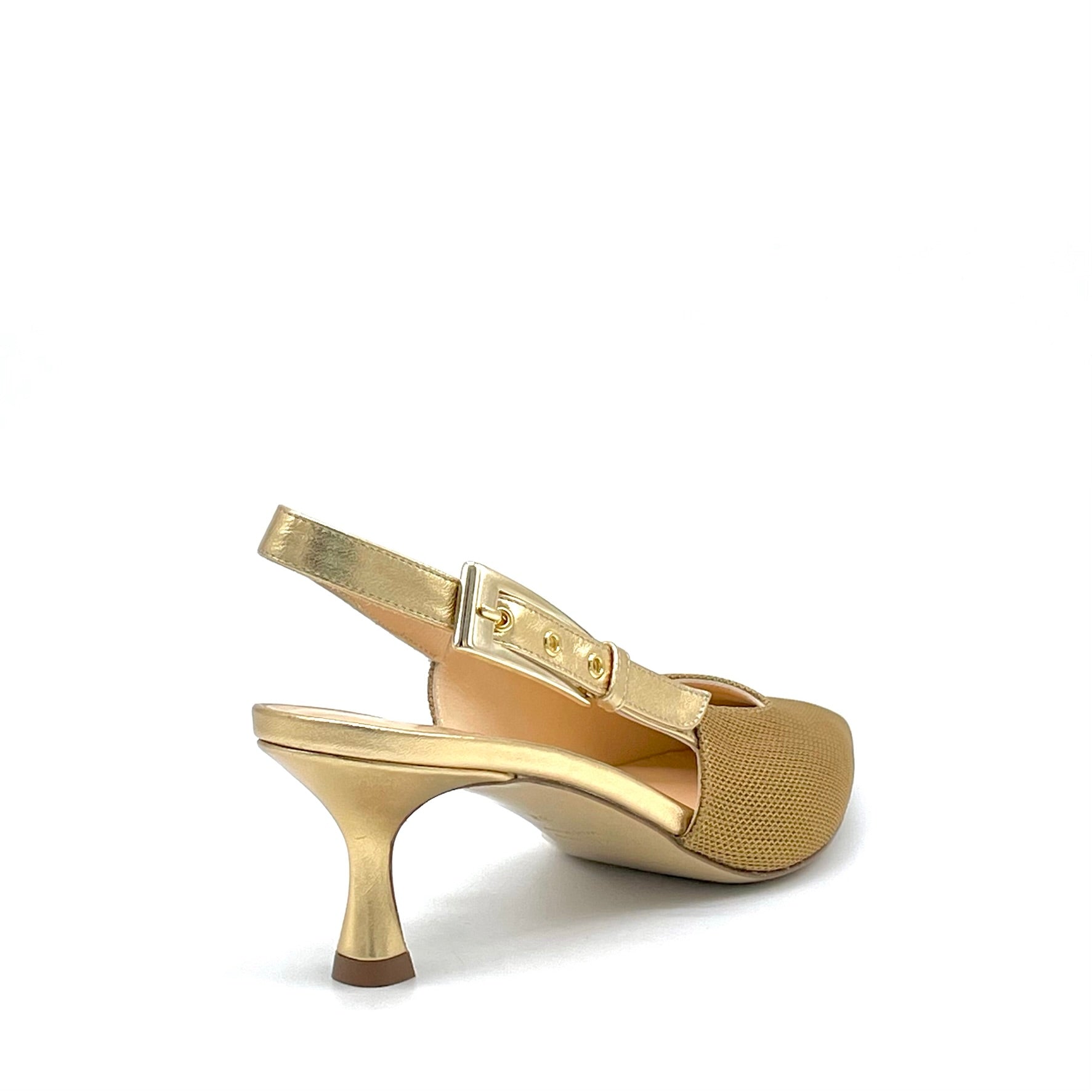 Elata 15112 slingback tissu or boucle 5,5 cm