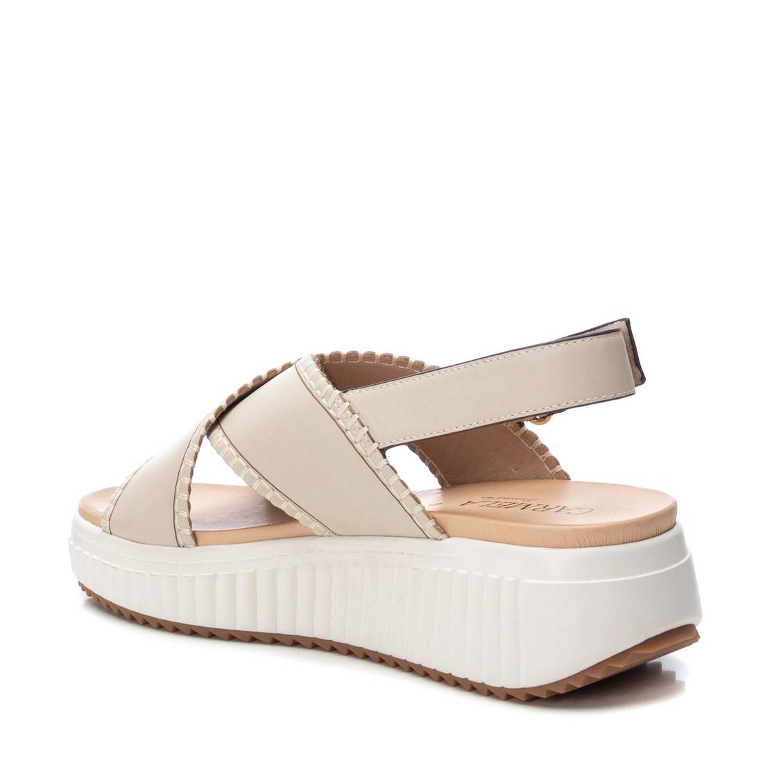 Carmela 16224402 sandales cuir marron talon moyen