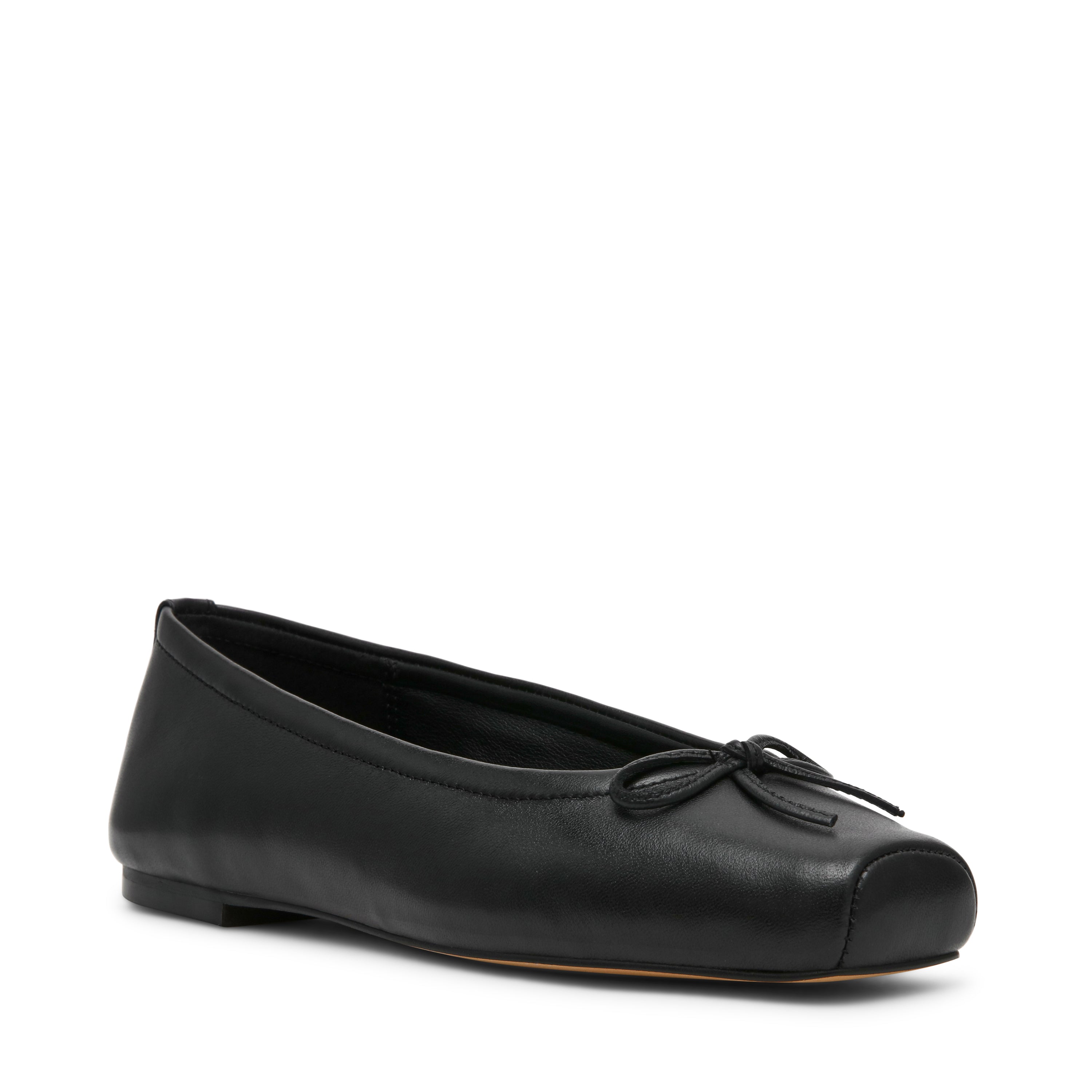 Steve Madden Eleve ballerine noire cuir slip-on