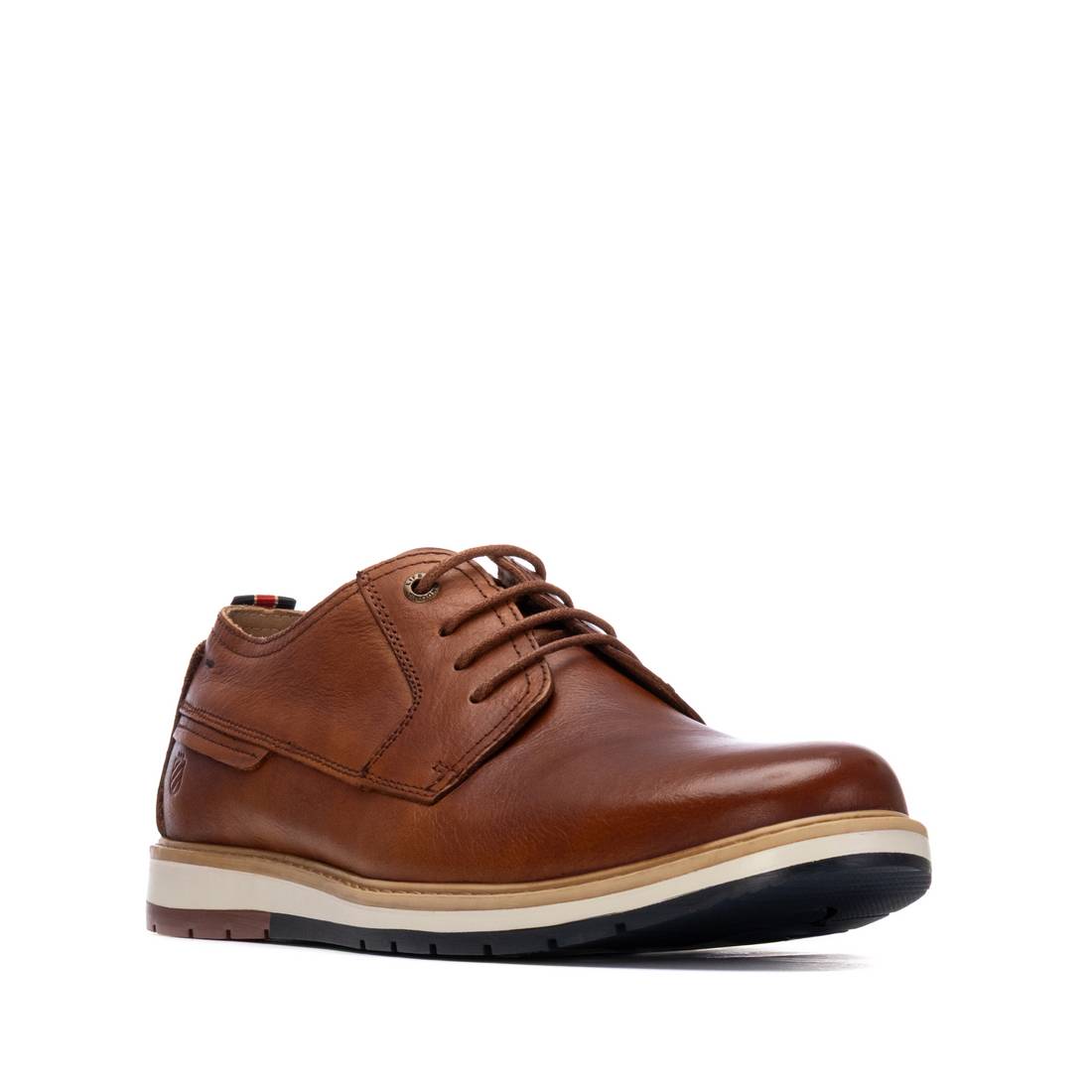 Carmela 16390301 derby cuir camel homme