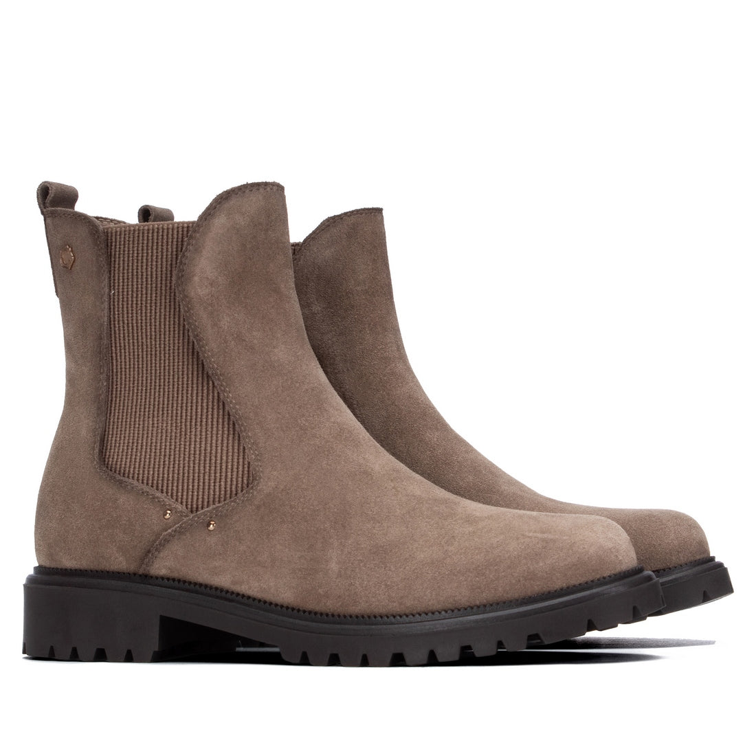 Carmela 16431501 bottines cuir marron talon bas