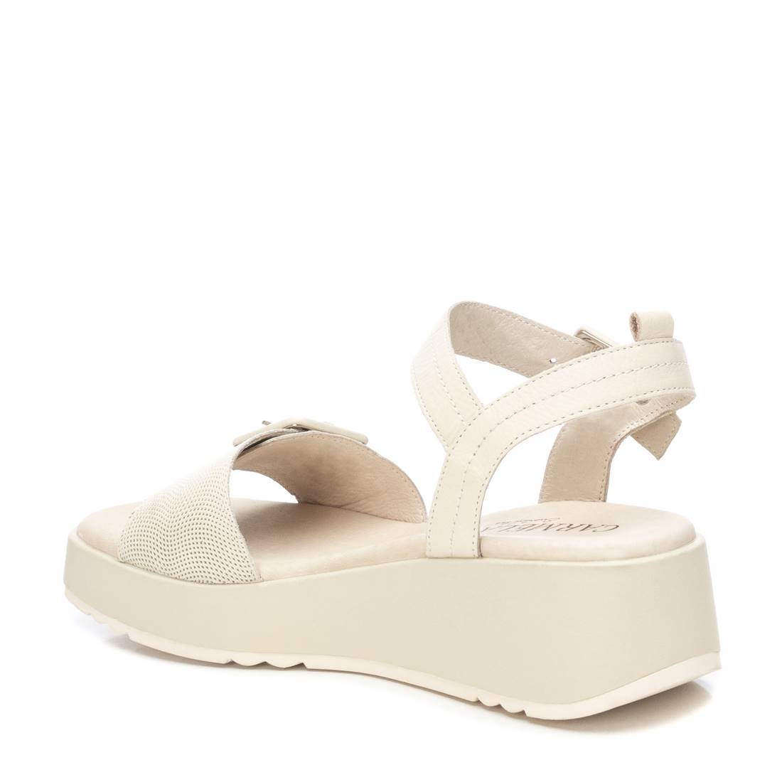 Carmela 16083502 sandale femme blanche boucle