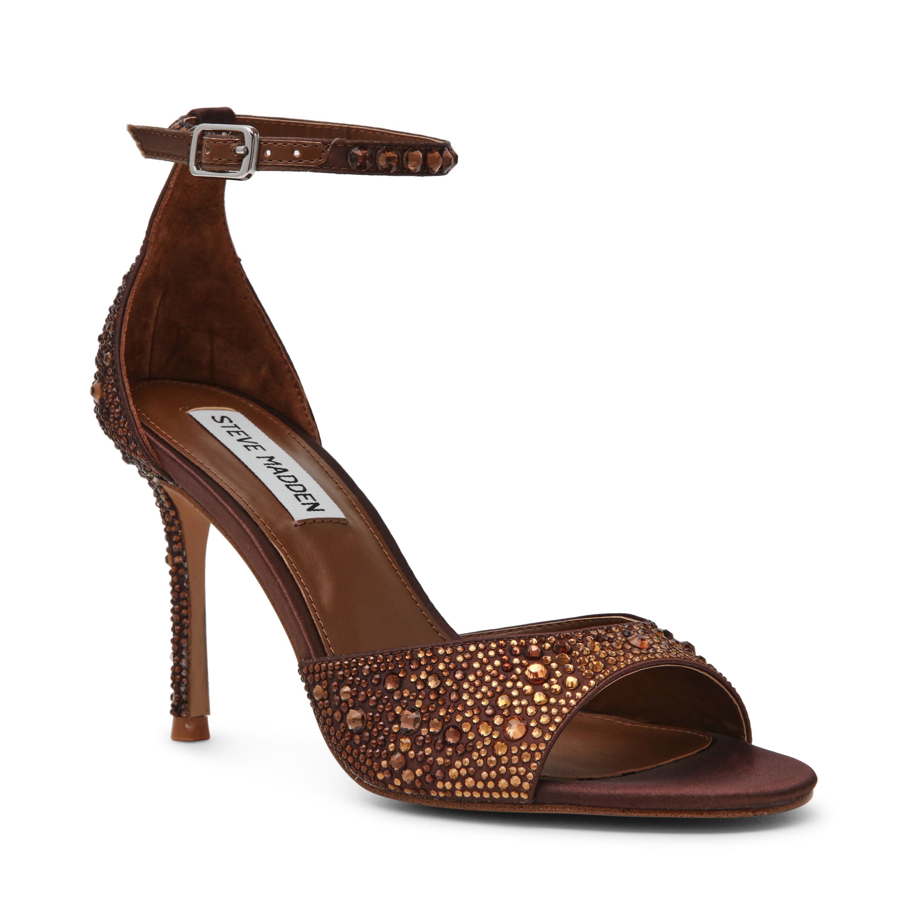 Steve Madden Raquelle sandale marron bronze talon 7 cm