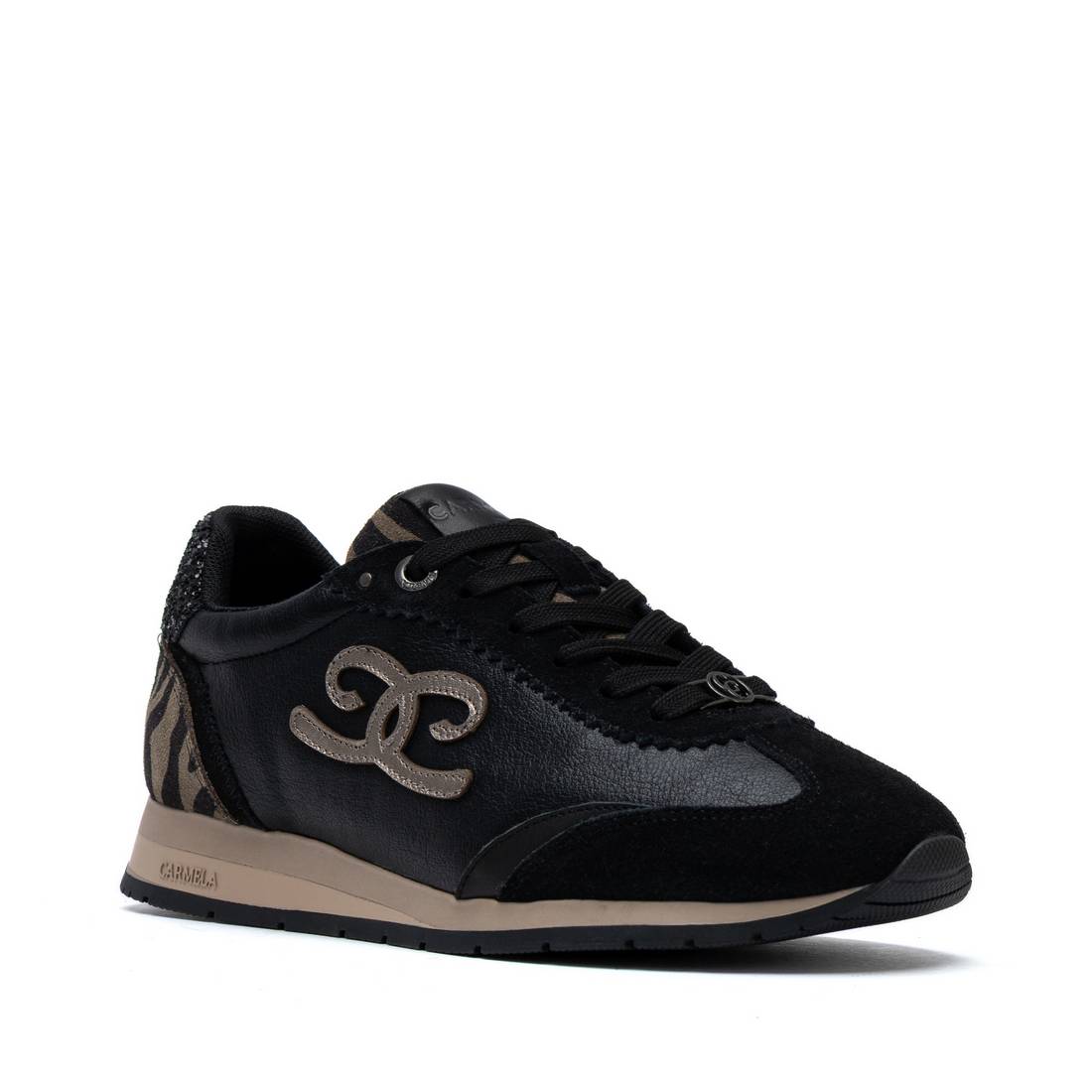 Carmela 164234 16423403 baskets noires semelle jogging