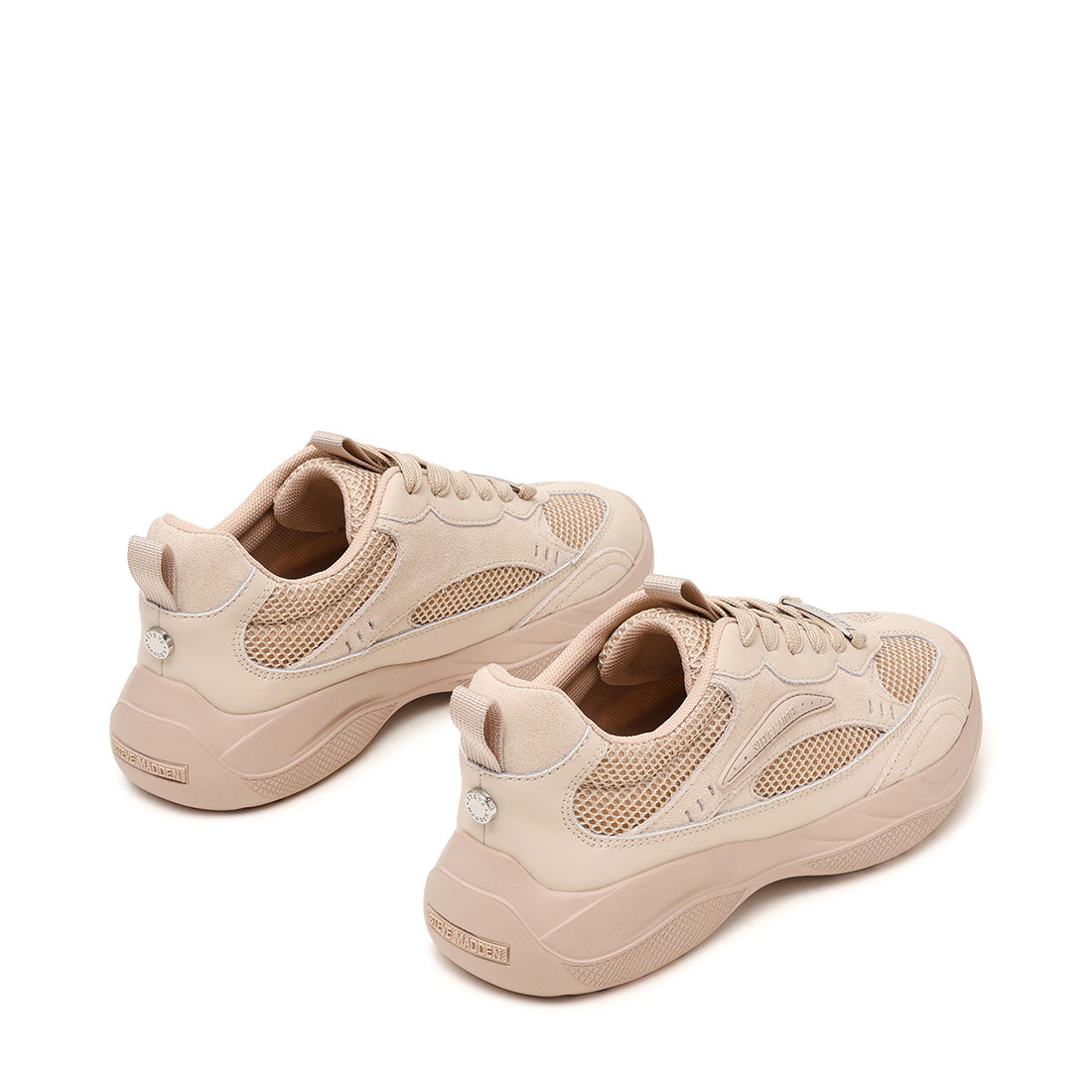Steve Madden Premio-E baskets plateforme taupe 7 cm