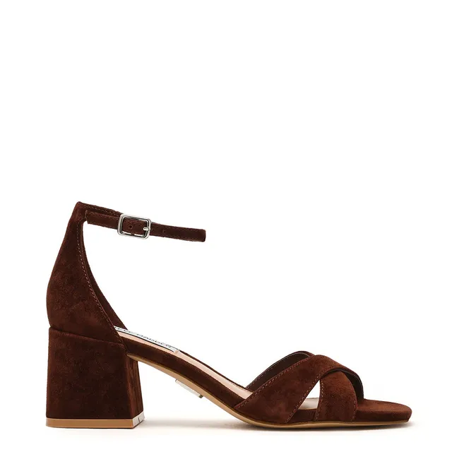 Steve Madden Fergie sandale daim marron talon 6 cm