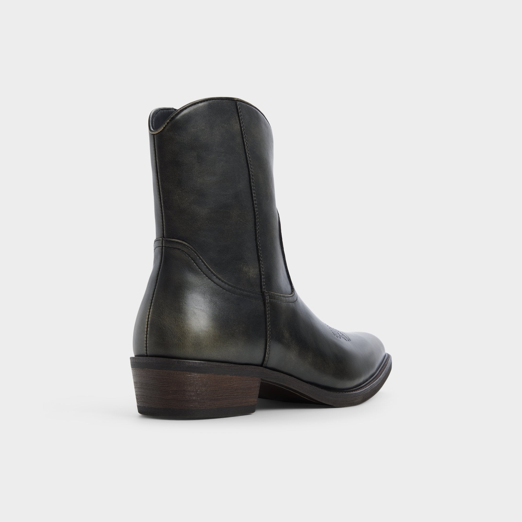 ALDO Wally bottes western noires délavées