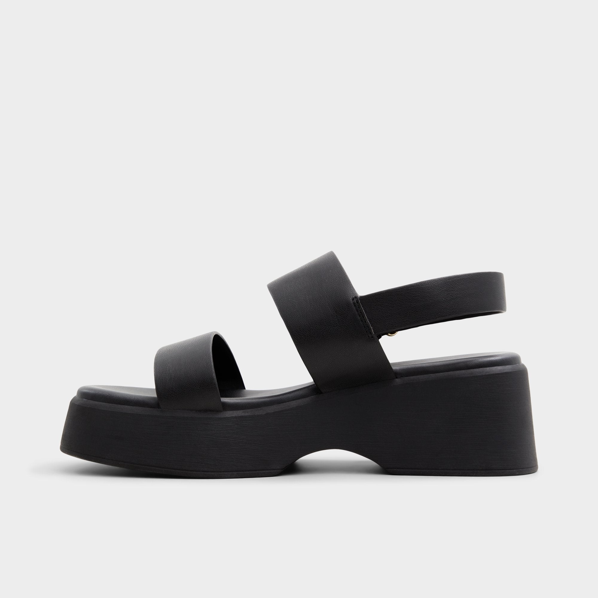 ALDO Thilda sandales compensées noires velcro