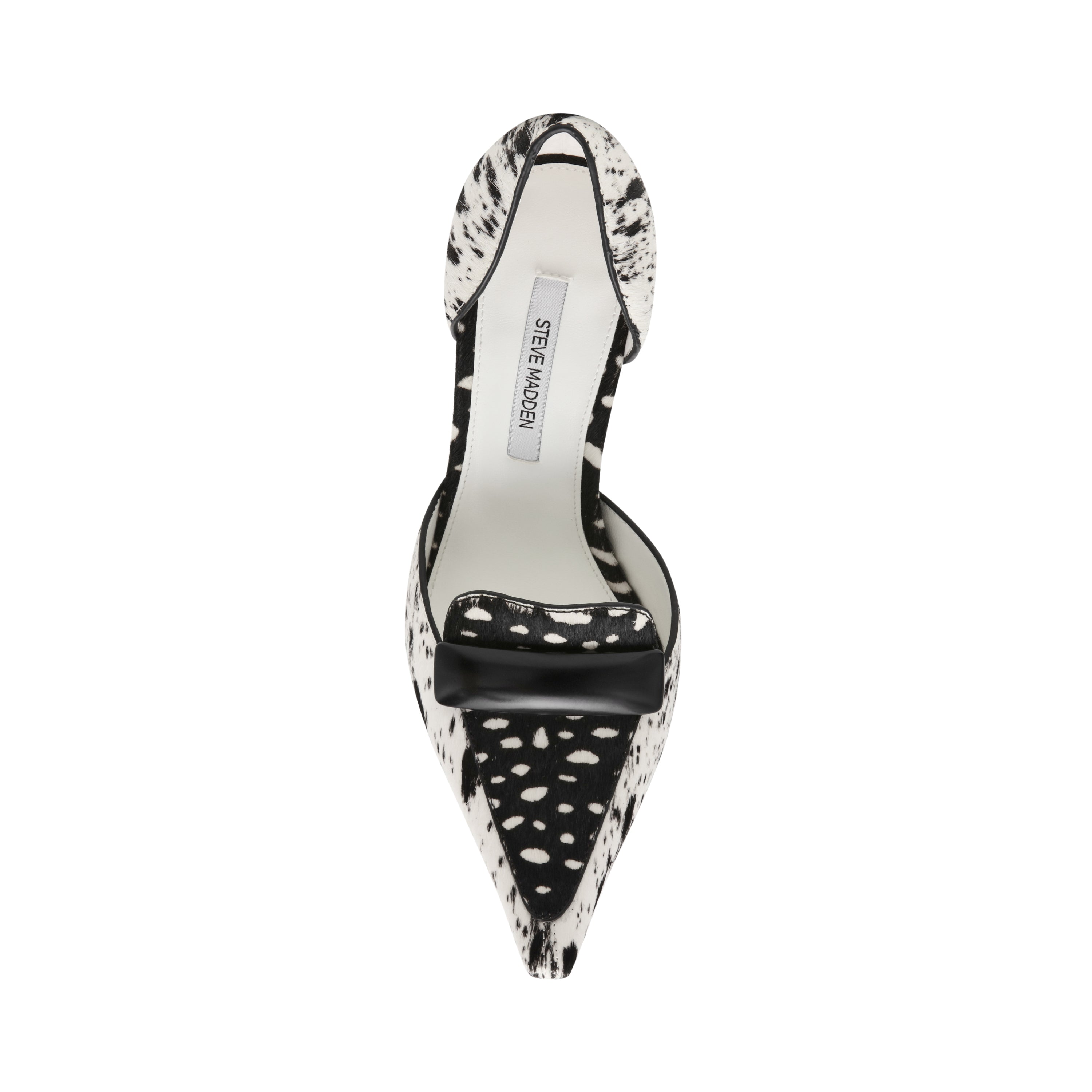 Steve Madden Delphini-H escarpin noir blanc talon 9,7 cm