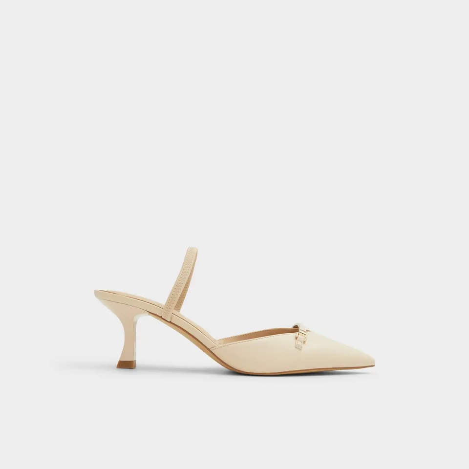 Aldo Nailah mules escarpins beige petit talon