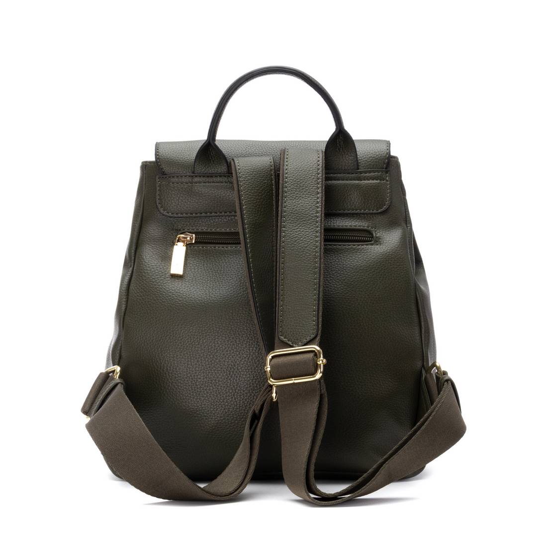 Carmela 18617604 sac à dos femme kaki cuir