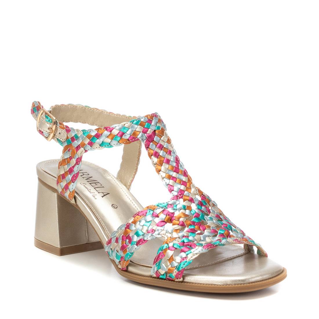 Carmela 16219005 sandales cuir multicolore talon 6 cm