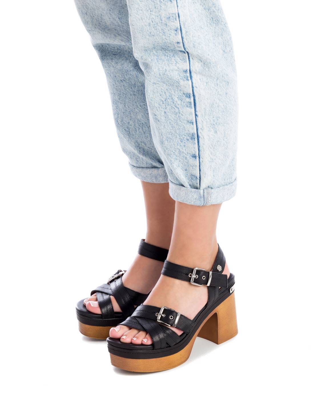 Carmela 16071802 sandales femme talon 10cm noires