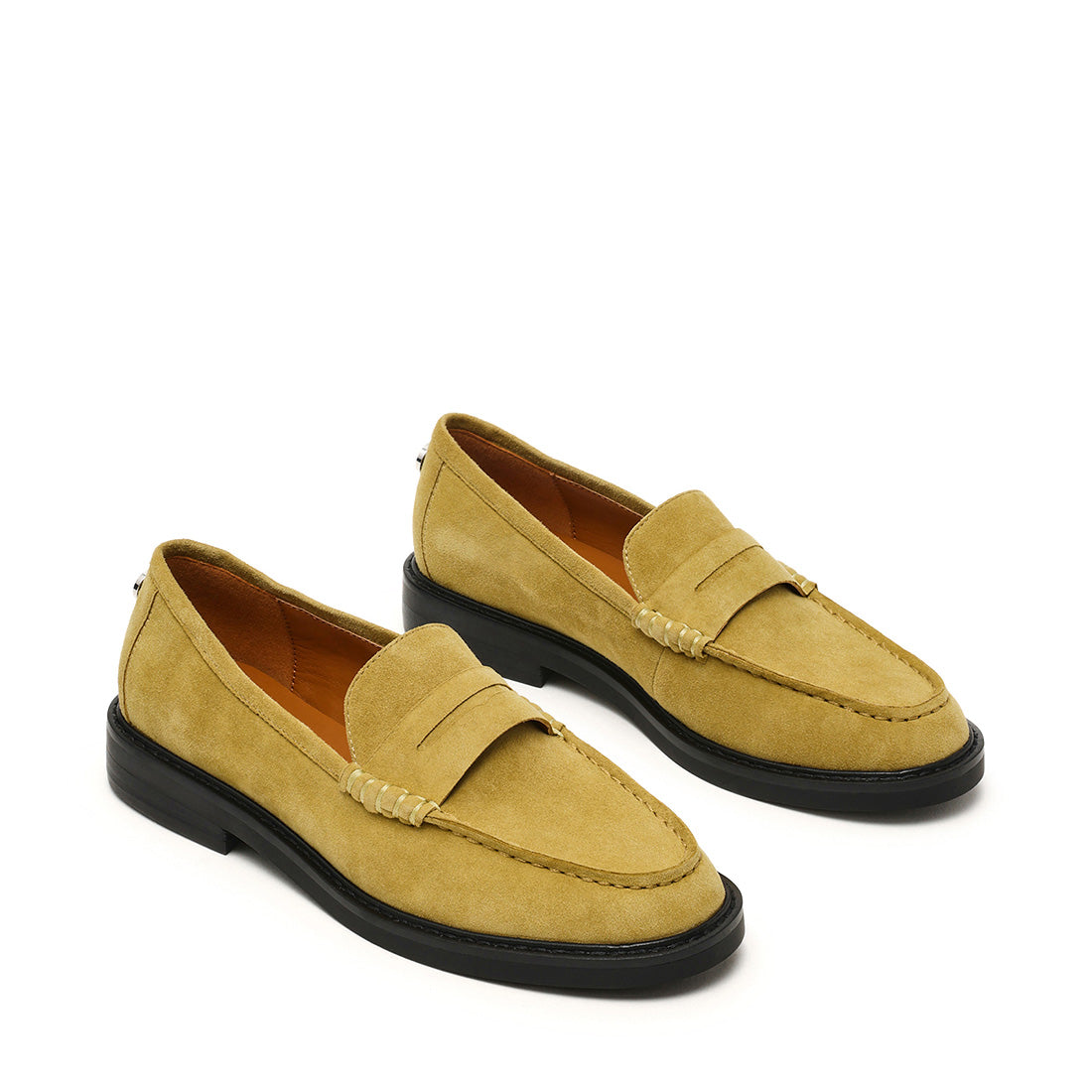 Steve Madden Adison mocassins daim olive semelle 2 cm