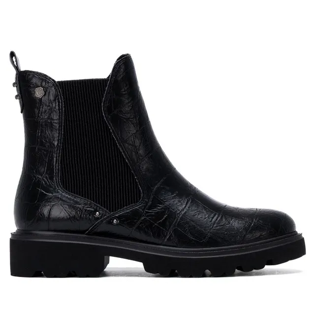 Carmela 16431001 bottines chelsea femme noir talon