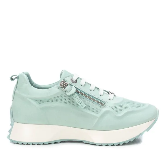 Carmela 16067004 basket cuir vert zip pointure 35-41