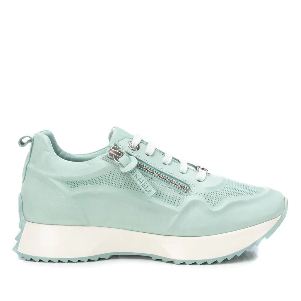 Carmela 16067004 basket cuir vert zip pointure 35-41