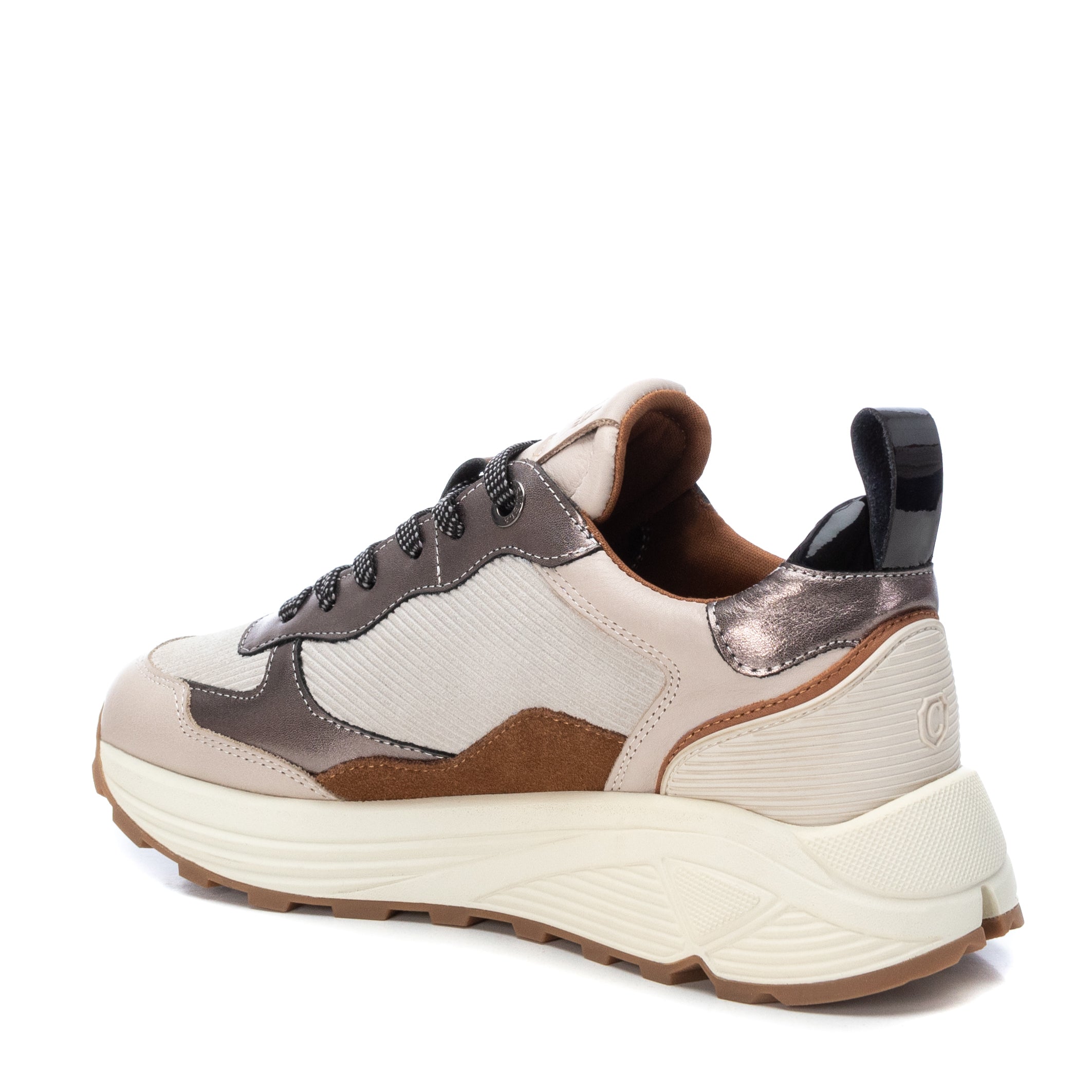 Carmela 16026304 baskets femme cuir blanc semelle 4 cm