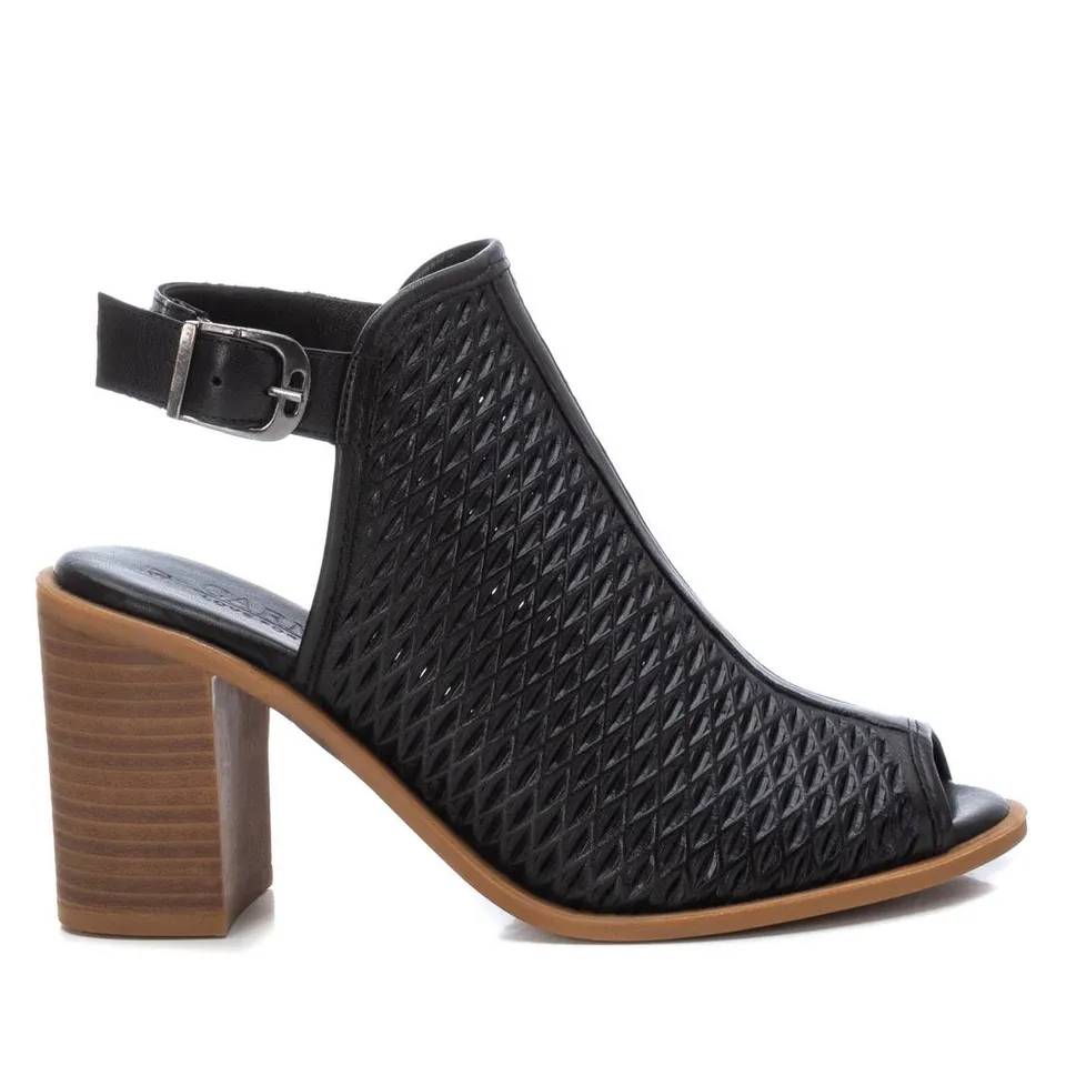 Carmela 16064203 sandales cuir noir talon 9cm