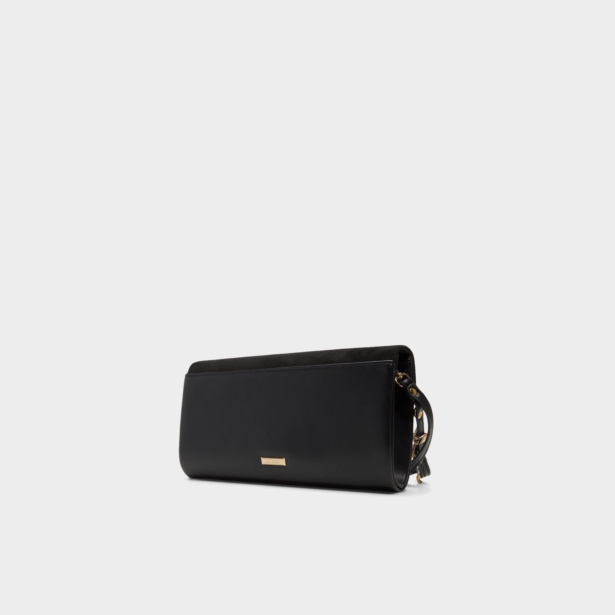 ALDO Serpantee pochette enveloppe noire suède