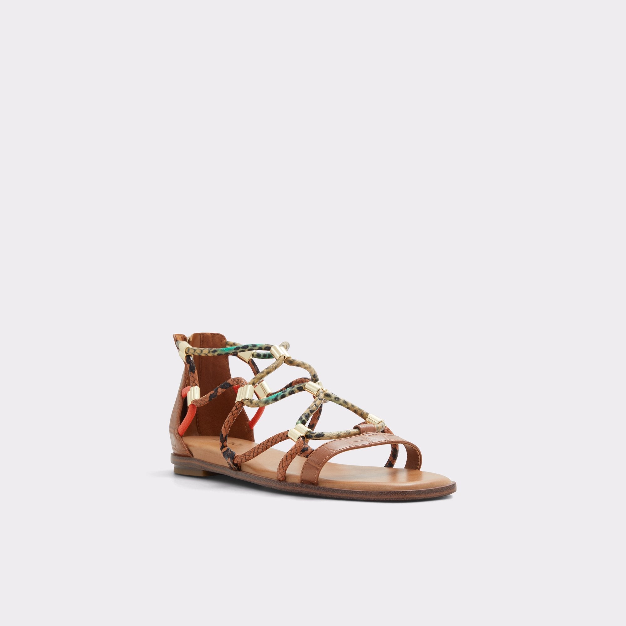 ALDO Occeran sandales plates cage marron
