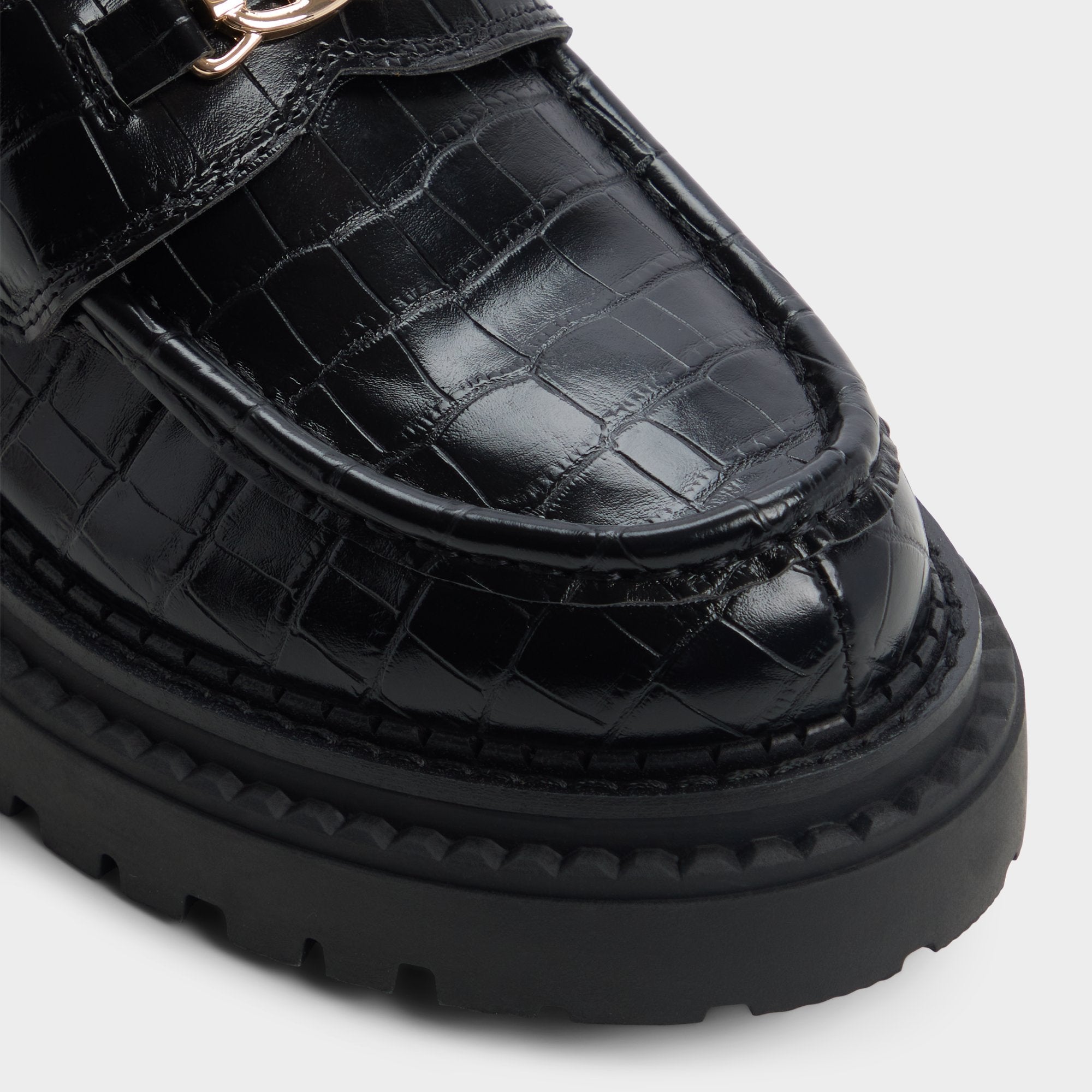 ALDO Miravelle mocassins plateforme croco