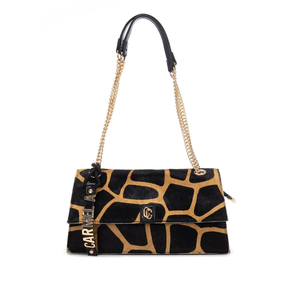 Carmela 18625204 sac épaule femme noir imprimé