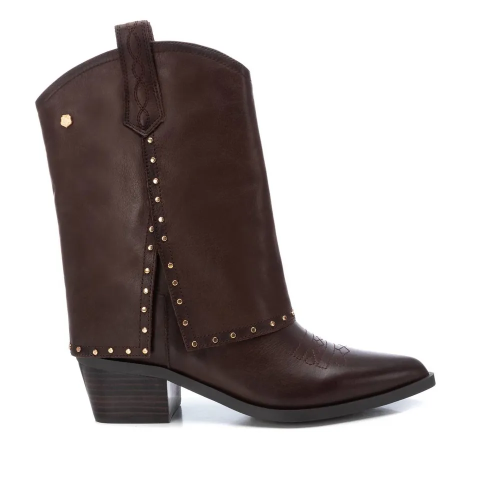 Carmela 16196102 bottines santiag cuir marron