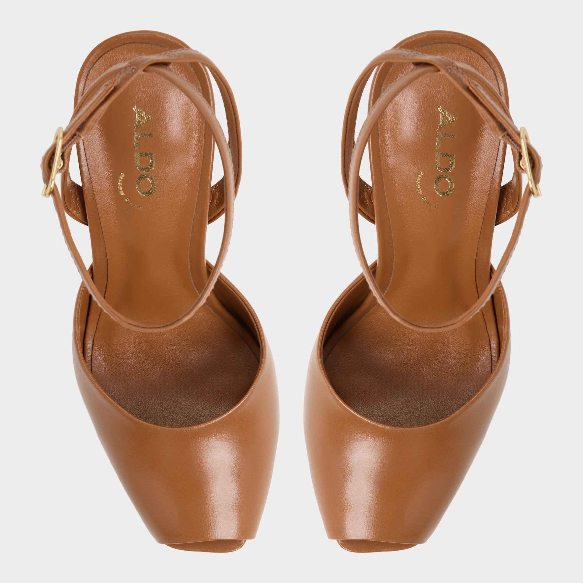 ALDO Thalina escarpin marron plateforme