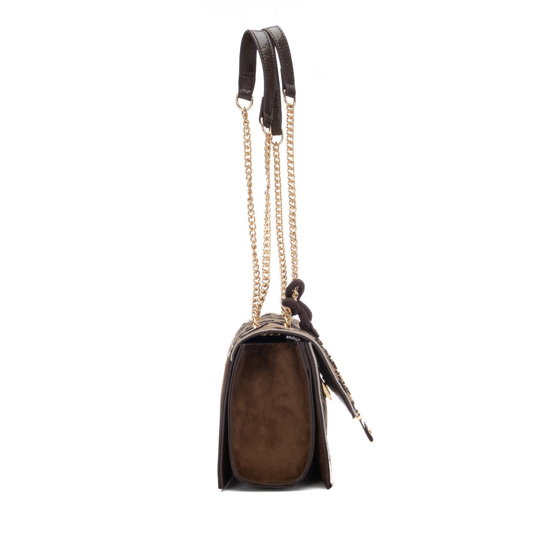 Carmela 18625203 sac épaule marron animal 28 cm