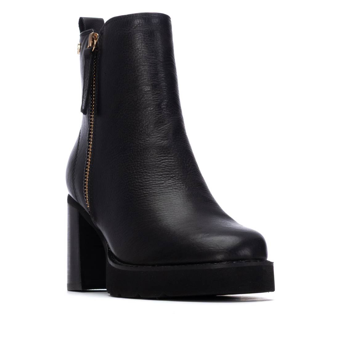 Carmela 16260203 bottines femme cuir noir talon haut