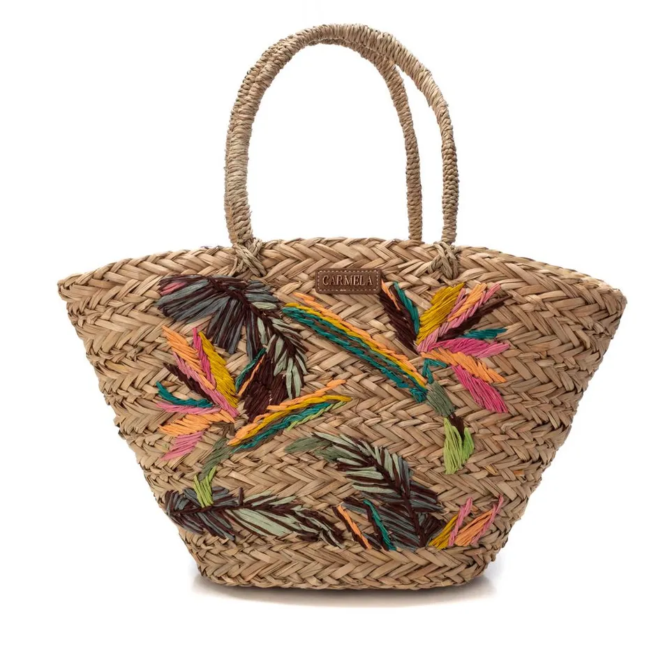 Carmela 18615501 sac épaule raphia beige taille unique