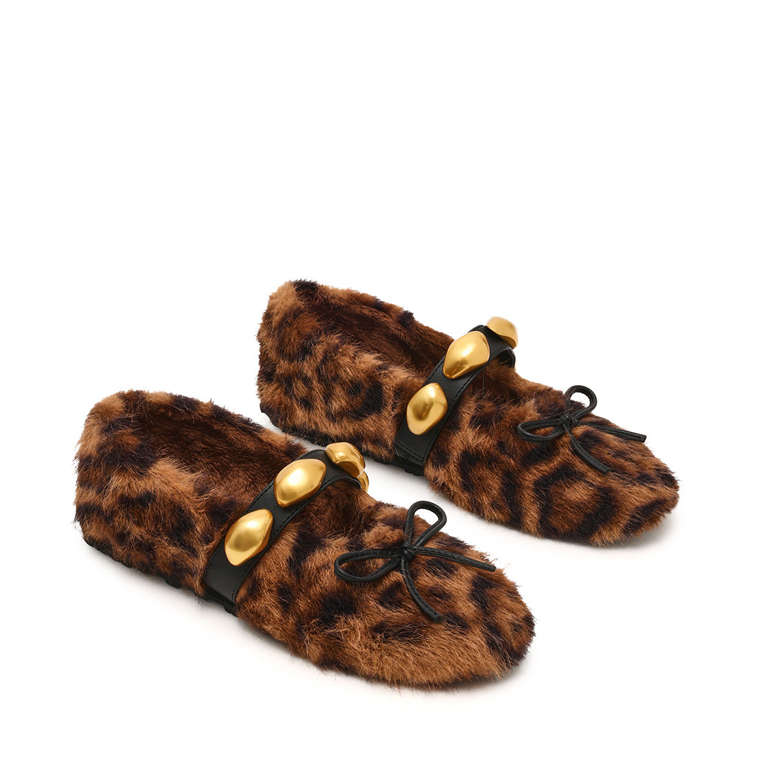 Steve Madden Toasted ballerines léopard noir marron plat 1,5 cm